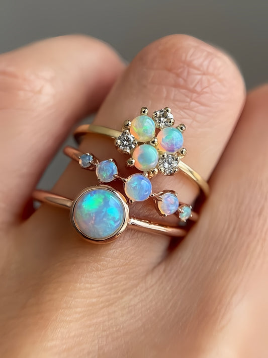 HAUTESS Gemstones Material of Australia Opals